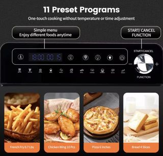 Horno Freidora Aire Multifunción 1800W Nuevo