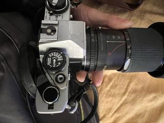 Cámara retro olympus om10 Analógica