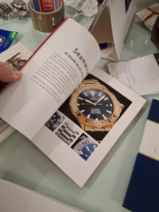 Lote 4 libros de relojes IWC, Omega, Ulysse Nardin