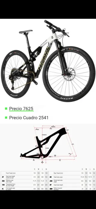29"Mountain bike full suspensión carbon