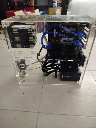 Caja PC Metacrilato Transparente