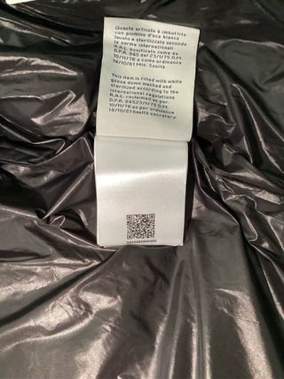 Chaquetón Moncler Negro Brillante