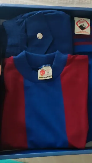 Equipación Barça Infantil retro