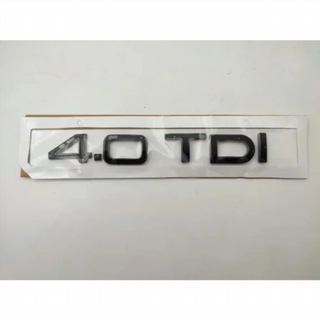 Emblema Logo AUDI4.0 TDI negro