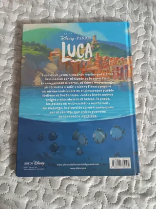 Libro infantil LUCA  PIXAR TAPA DURA