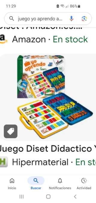 Juego Yo Aprendo a Leer Diset