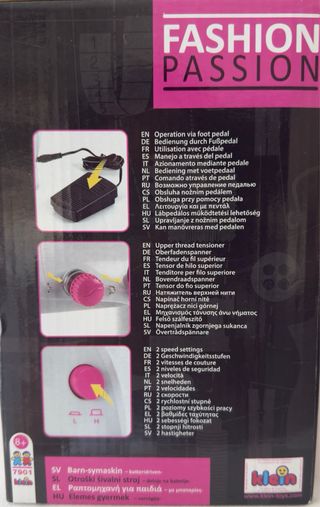 Máquina de coser de juguete Fashion Passion