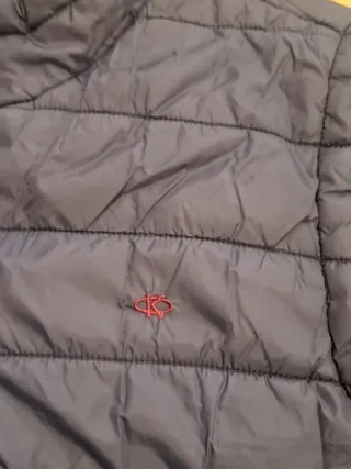 Chaleco acolchado azul hombre