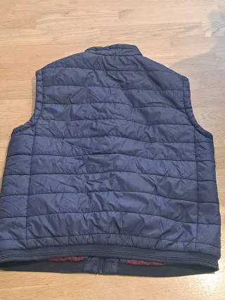 Chaleco acolchado azul hombre