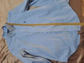 Camicia Ralph Lauren Azzurra Uomo Taglia 18