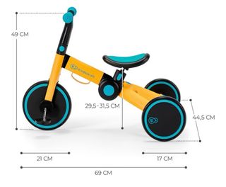 Bicicleta evolutiva Kinderkraft 4TRIKE, 3 en 1
