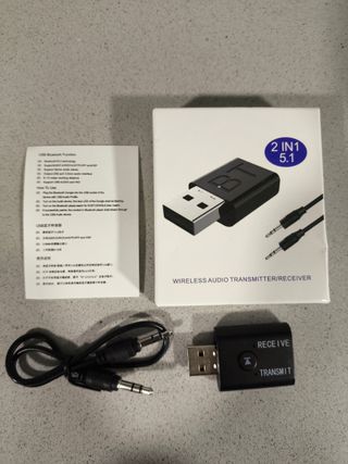 Mini Adaptador USB Bluetooth 5.1 para coche