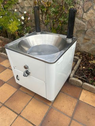 Fogón de gas industrial, ideal para churrerías.