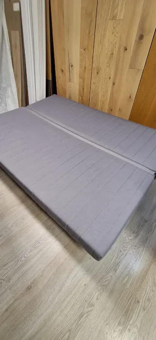 Sofá Cama Ikea Gris Tela