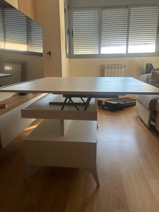 Mesa centro extensible y elevable