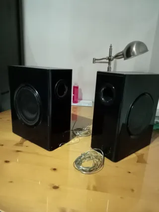 Altavoces negros
