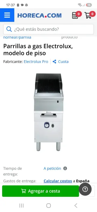 Josper Horno Profesional Gas Parrilla