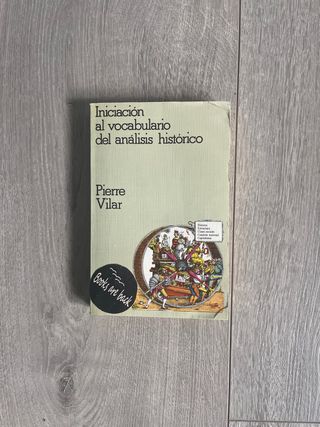 Iniciacion al vocabulario del analisis historico