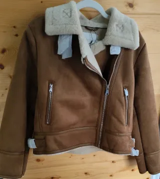 Chaqueta Aviador Marrón Invierno