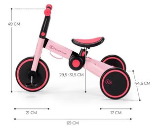 Bicicleta evolutiva Kinderkraft 4TRIKE, 3 en 1.