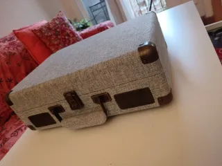 Tocadiscos Maletín SOUNDMY Negro/Gris