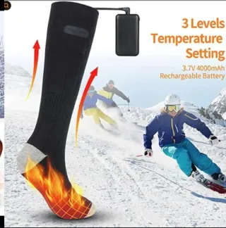 Calcetines Calentables Eléctricos + 2 Baterías