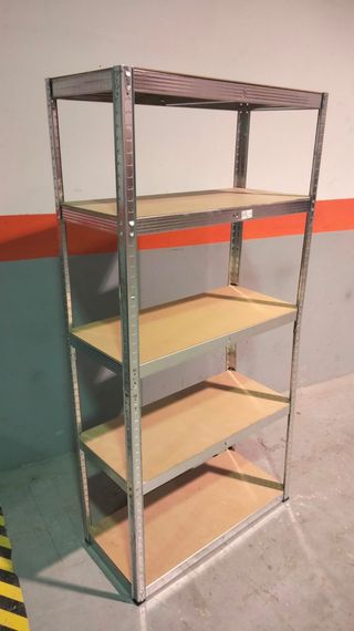 Lote estanterías de aluminio