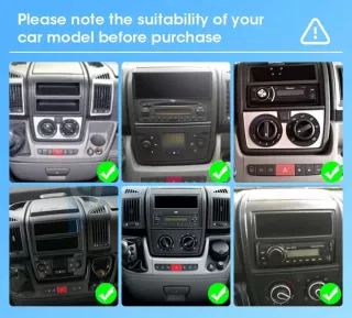 Pantalla radio de Fiat / Peugeot / Citroen