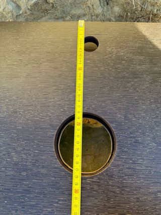 Encimera de madera para baño