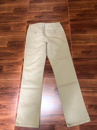 Pantalón Gap Talla 12 Años Beige