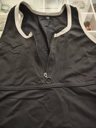 Vestido Padel Padoru Negro y Amarillo