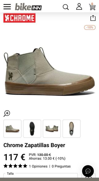 Botas Chrome Industries Boyer Talla 12/46