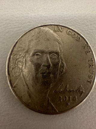 Moneda Jefferson Liberty 2014