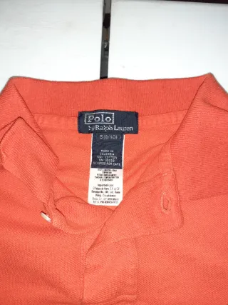 Polo Ralph Lauren Manga Larga Naranja