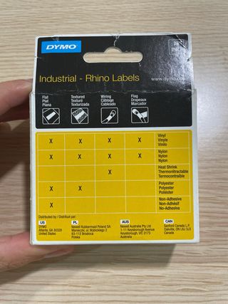 Cinta rotular DYMO 24mm x 5.5m