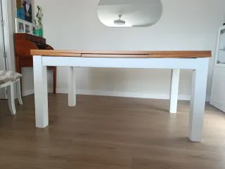 Mesa de comedor extensible madera