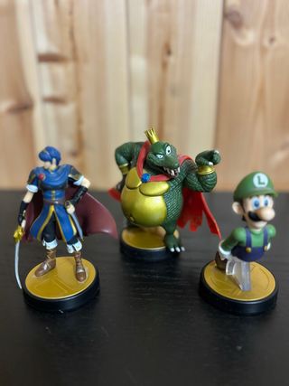 Pack 3 Amiibos: Marth, King K. Rool, Luigi