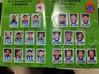 Lote Álbumes Cromos Fútbol Incompletos