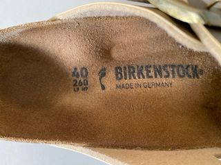Birkenstock Arizona Sandalias Talla 40 Dorado