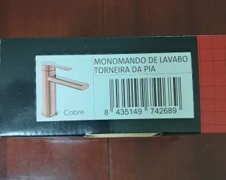 Grifo lavabo cobre Rondo Pro monomando