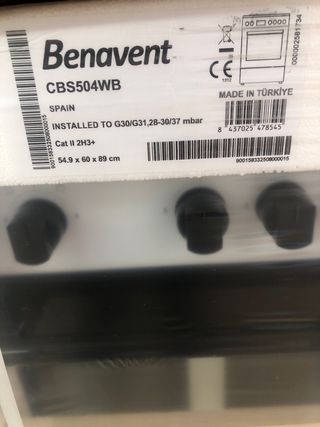 Cocina Benavent CBS504WB nueva