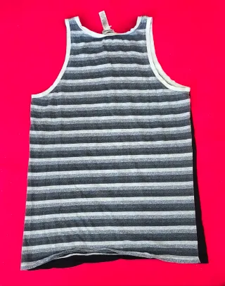 Camiseta tirantes Diesel negra y gris