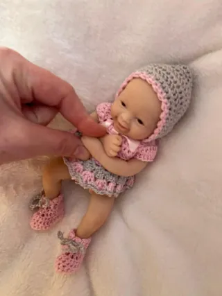 Bebé Minireborn Silicona 20 cm