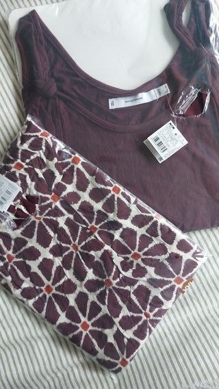 Pijama mujer talla XXL estampado floral