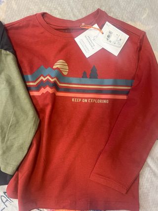 Lote 3 Camisetas Manga Larga Niño