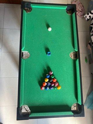 Mini mesa de billar con accesorios