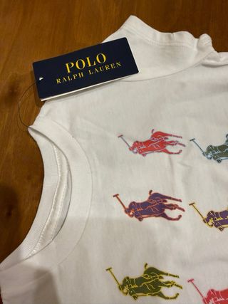 Camiseta Niña Polo Ralph Lauren Talla 3T