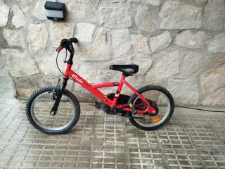 Bicicleta Infantil Btwin Taglia 16 Rossa