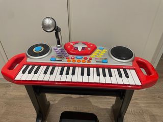 Piano Electrónico Infantil con Taburete