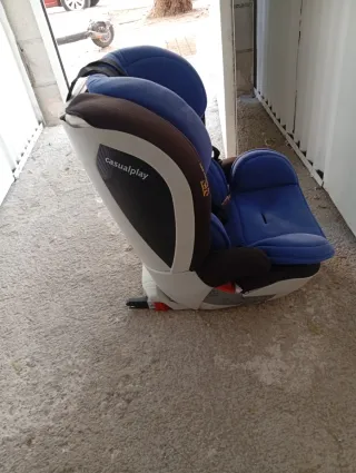 Silla coche bebé azul